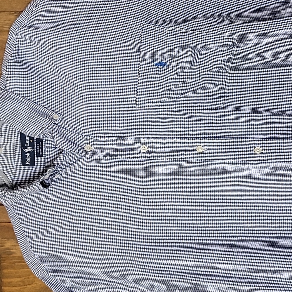 Ralph Lauren Blaire Men's Button Down Shirt Sz L
